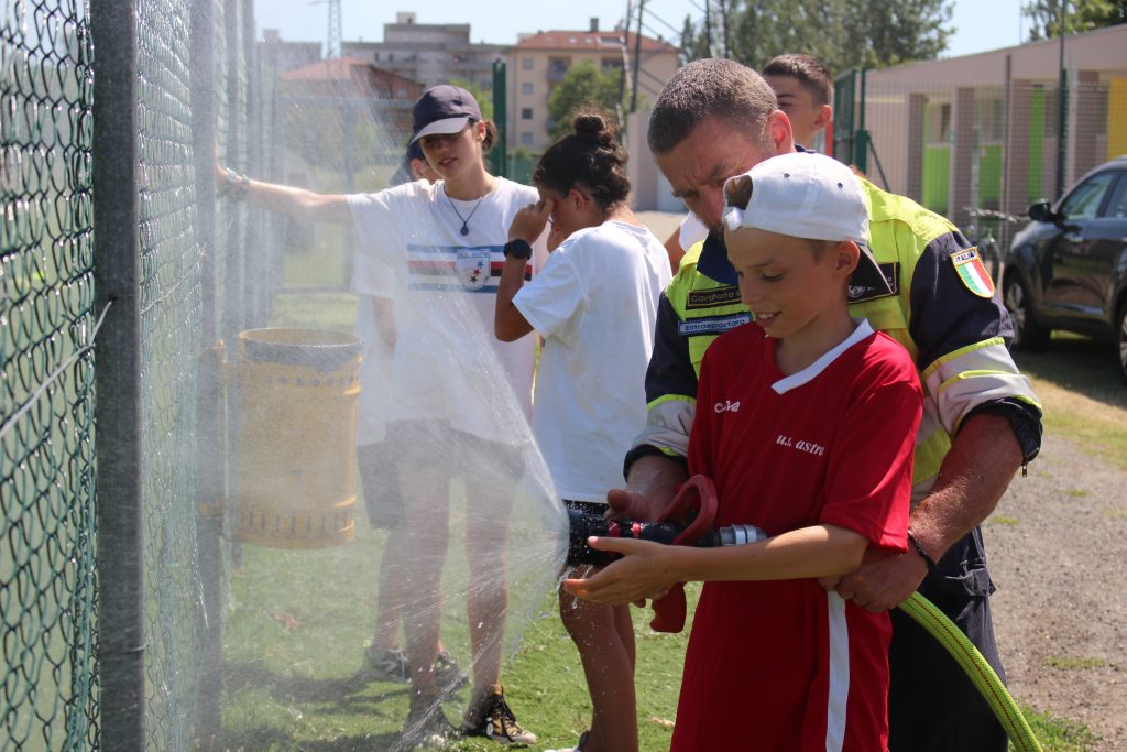 Visita degli amici della protezione civile