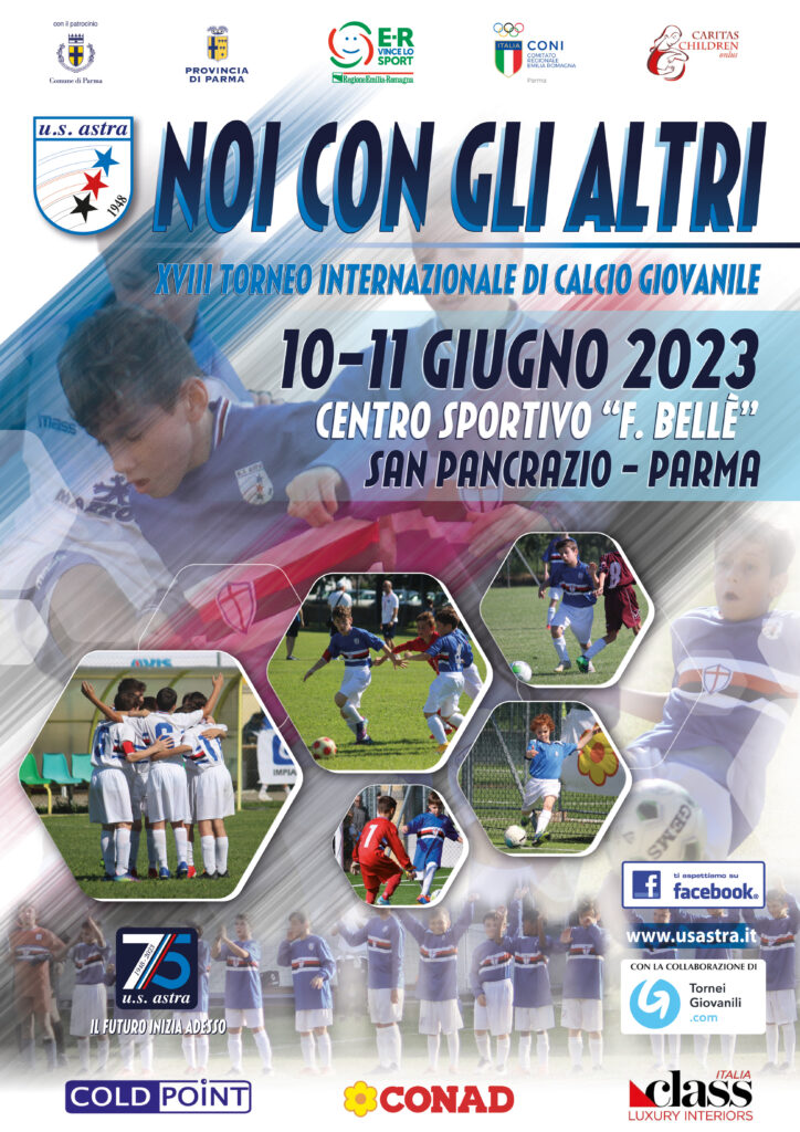 XVIII torneo internazionale di calcio giovanile “NOI CON GLI ALTRI”