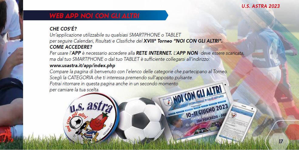 Il Torneo Noi con gli Altri a portata di click