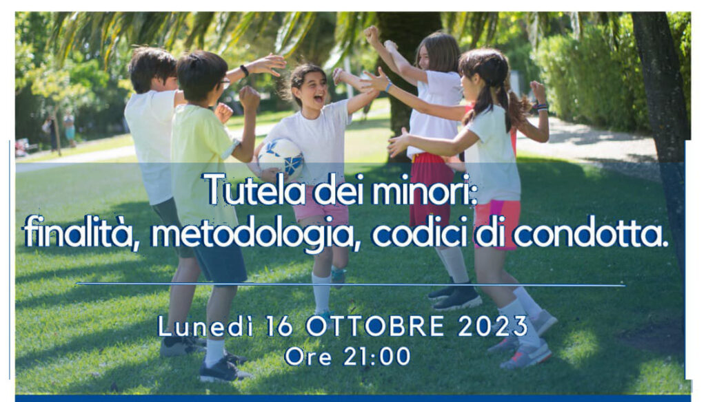 Progetto tutela dei minori: Incontro formativo e informativo